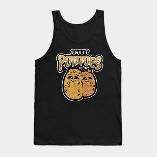 POTATO Lover Vegetable Pun Funny Food  - Funny Potato Quotes Tank Top